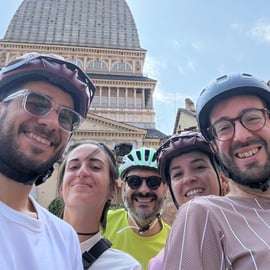 Tour in bici di Torino per la prima visita, max 6 persone
