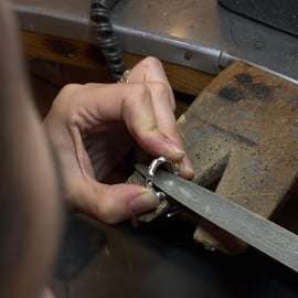 Create Your Own Silver Ring with a Set Stone + Aperitif in the Workshop