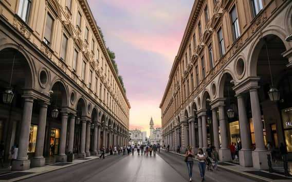 Torino történelmi belvárosa: séta engedéllyel rendelkező idegenvezetővel