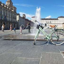 Balade à vélo à Turin avec déjeuner piémontais en piola