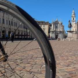 Tour in bici di Torino per la prima visita, max 6 persone