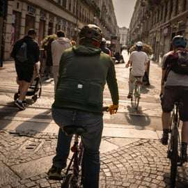 Tour in bicicletta sulla Resistenza a Torino, in piano