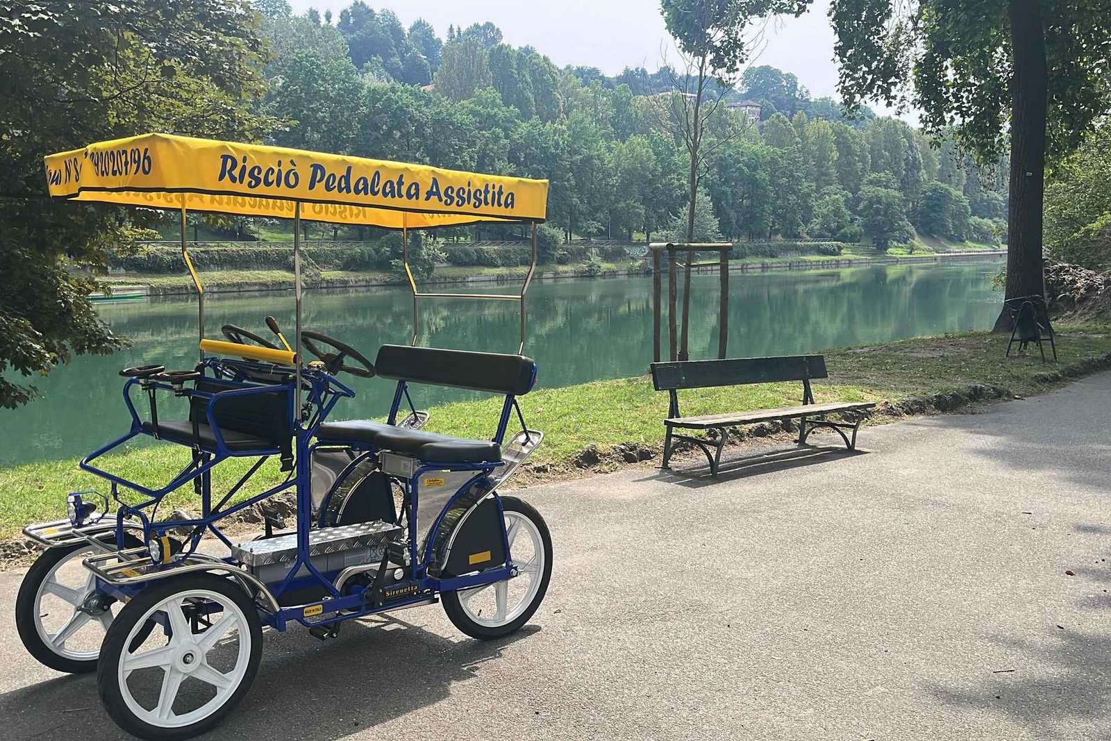 Torino: Parco del Valentino Tour in Risciò