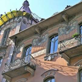 Torino: tour a piedi in stile liberty con caffè