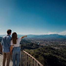 Salita alla cupola della Basilica di Superga e panorama