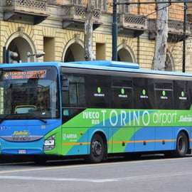 Torino: autobus che collegano l'aeroporto e il centro città ogni 15 minuti