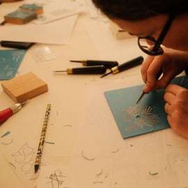 Turin: Linoleum Engraving Workshop to Make Your Own Stamp