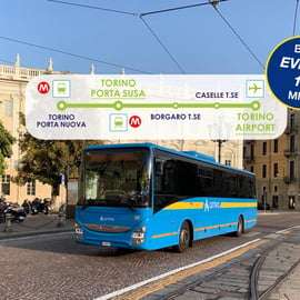 Torino: autobus che collegano l'aeroporto e il centro città ogni 15 minuti