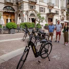 E-biketour door Turijn met gids, tot de Cappuccini-heuvel