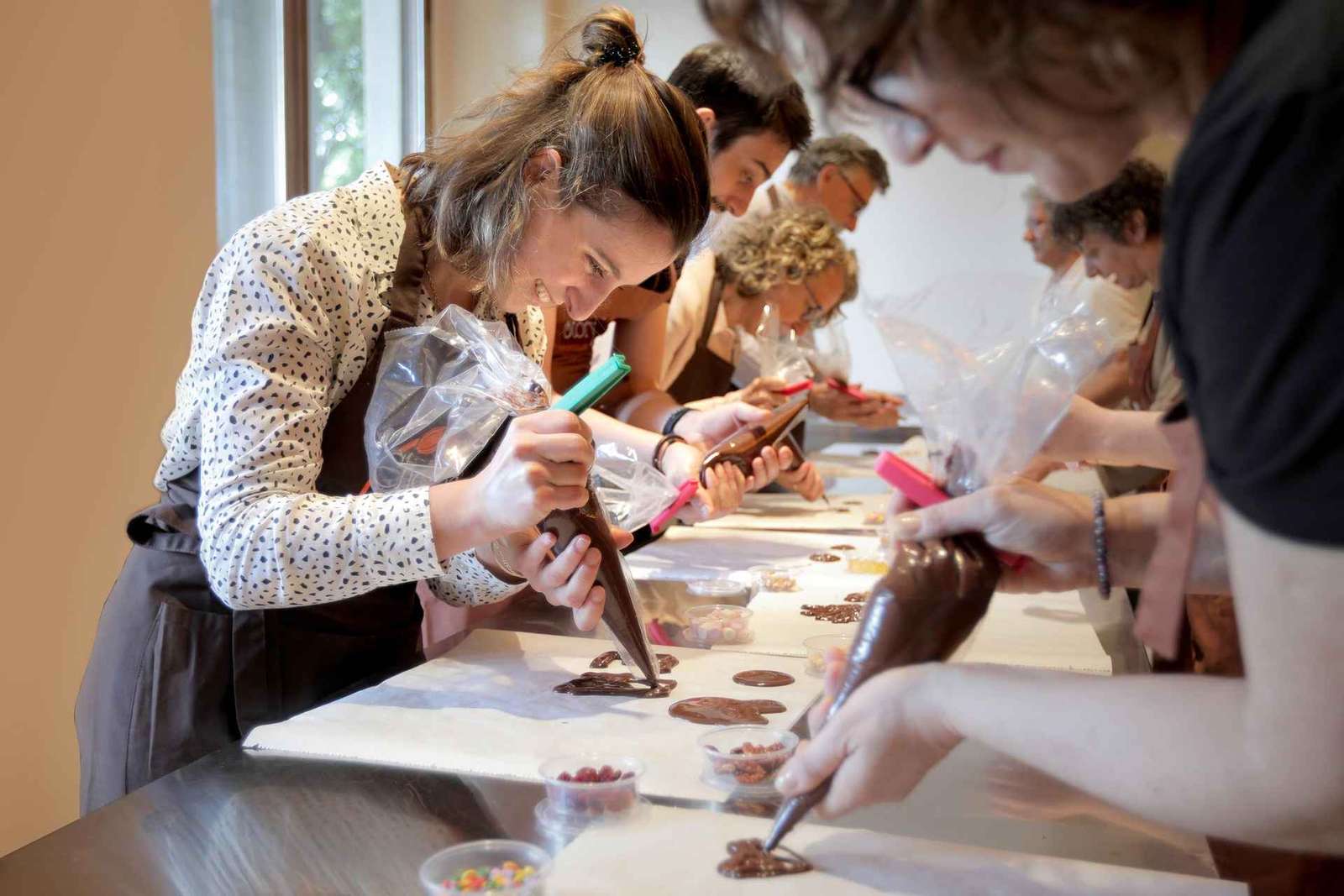 Workshop de chocolate na Choco-Story de Turim