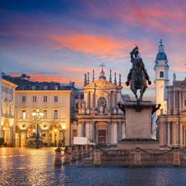 Torino: Passeggiata express con un locale in 60 minuti