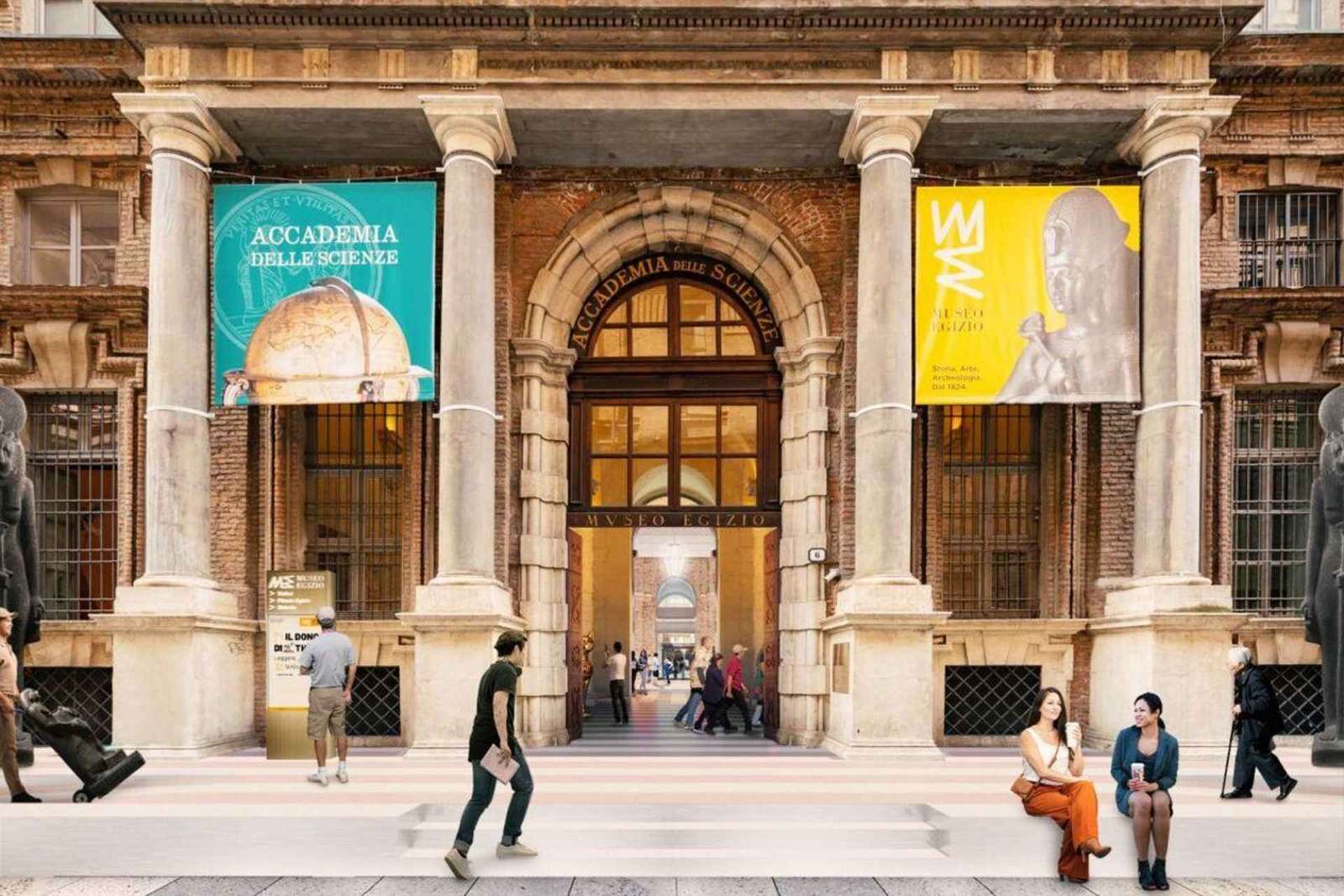 Tour del Museo Egizio con aperitivo da Baratti&Milano