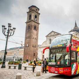 Biglietto Museo del Cinema e bus hop-on hop-off a Torino
