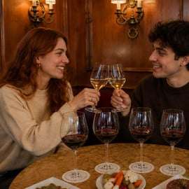 Torino: degustazione di vini piemontesi in un caffè storico